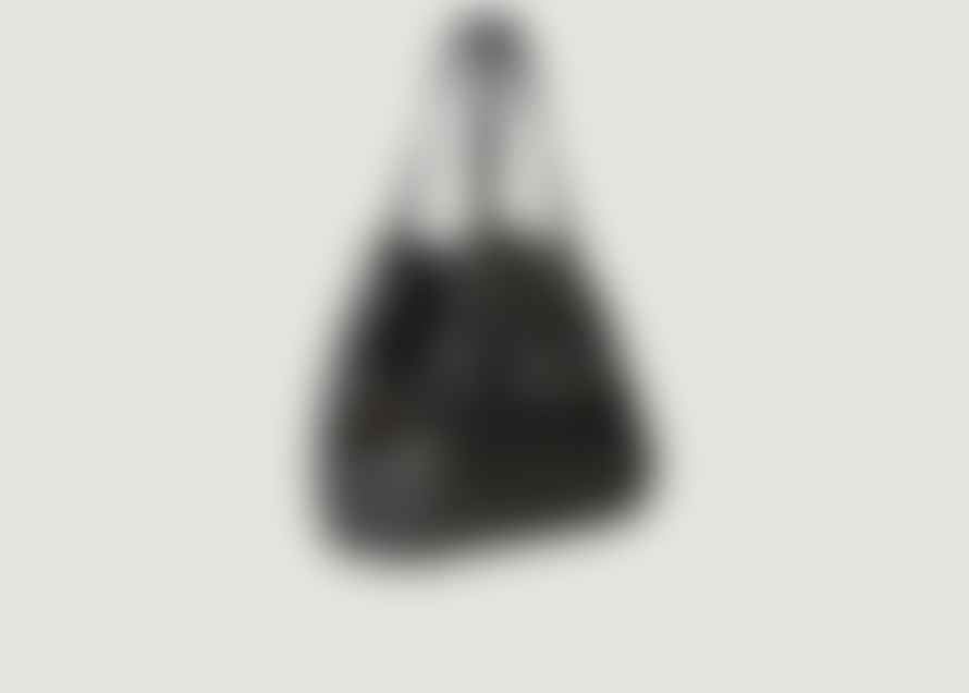 Jerome Dreyfuss Paris Black Billy M Bubble Lambskin Leather Bag