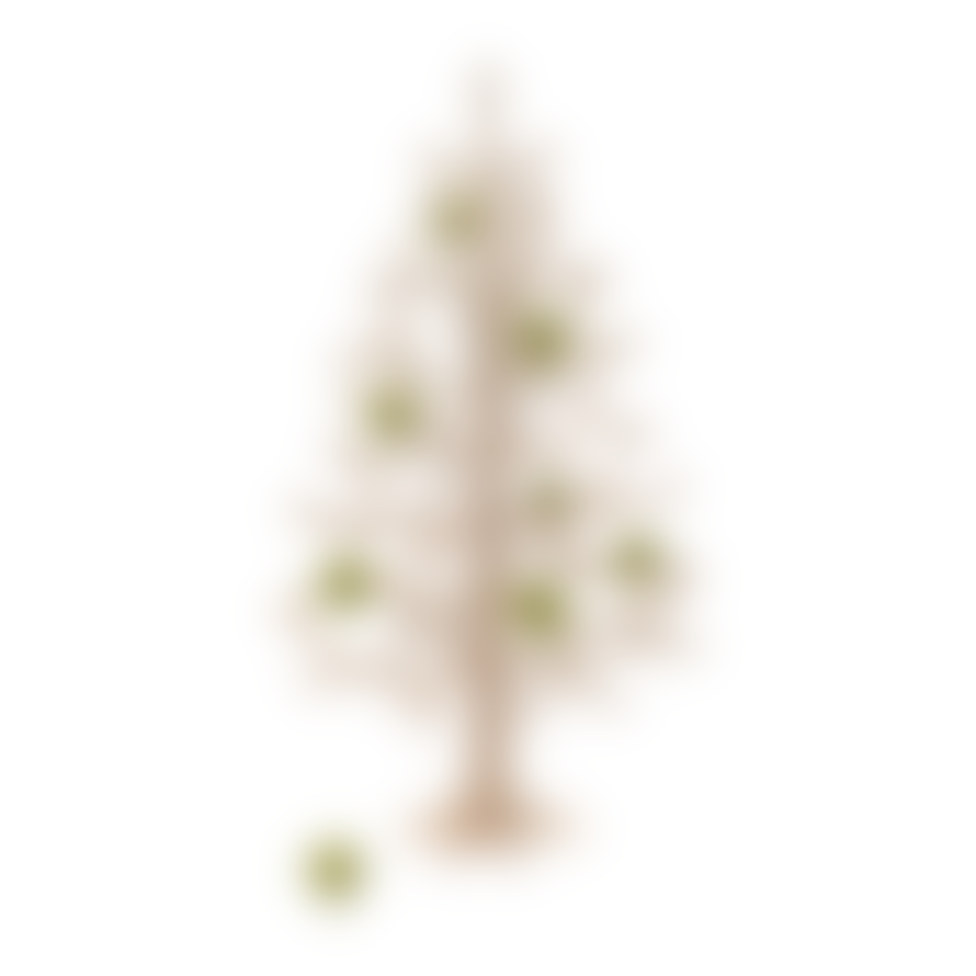 Lovi 14cm Natural Wood Spruce Tree