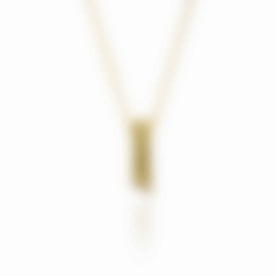 injewels Silver Pendant Necklace ARA 14K Gold Plated