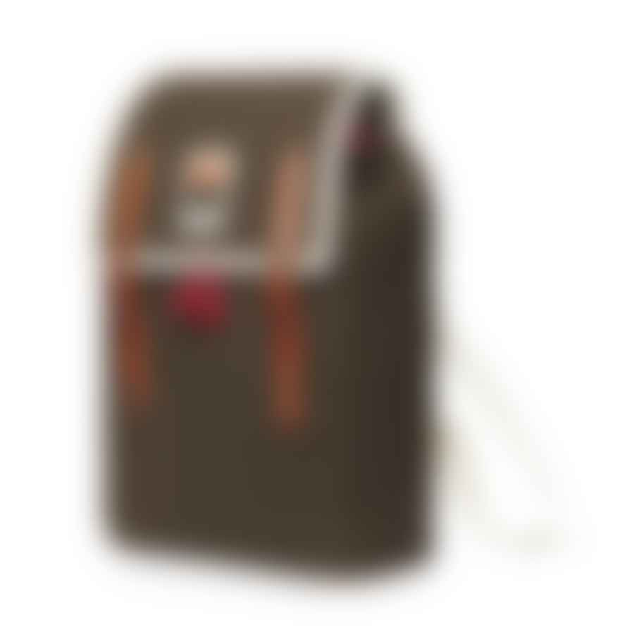 YKRA Matra Mini Backpack with Cotton Straps Khaki