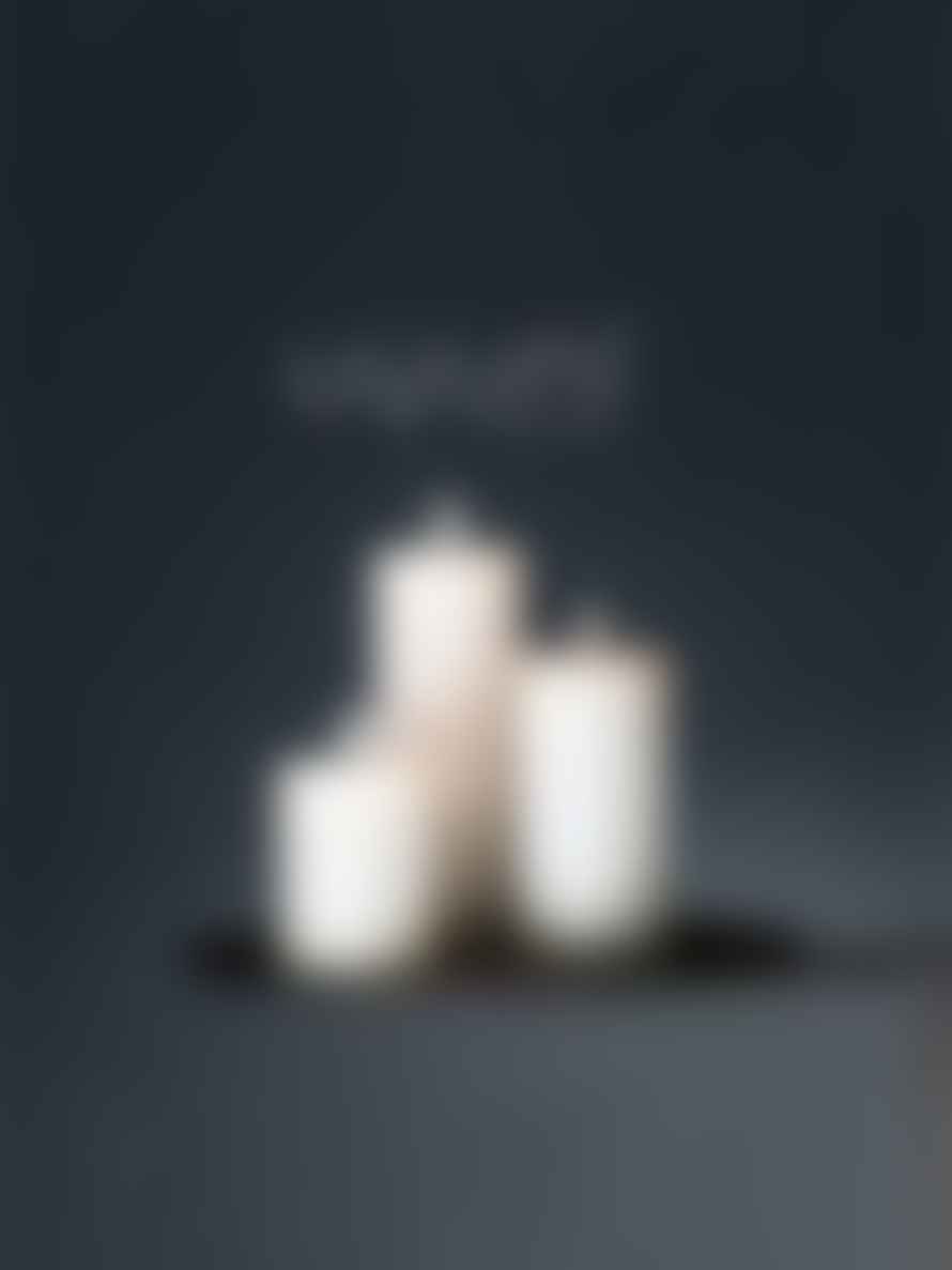 UYUNI LIGHTING Led Pillar Candle 10 X 20 Nordic White