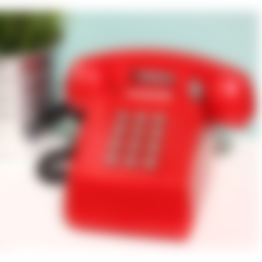 Opis Technology Desk Phone 1970 Red Color Mod Nixon