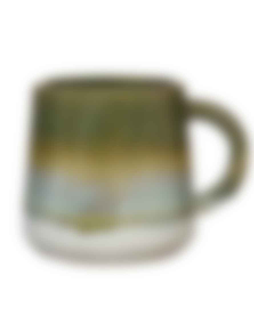 The Forest & Co. Glazed Ombre Green Mug