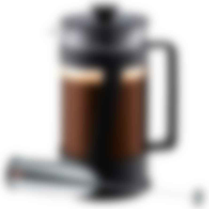 Bodum Black DS Crema Coffee Maker Milk Blender Set