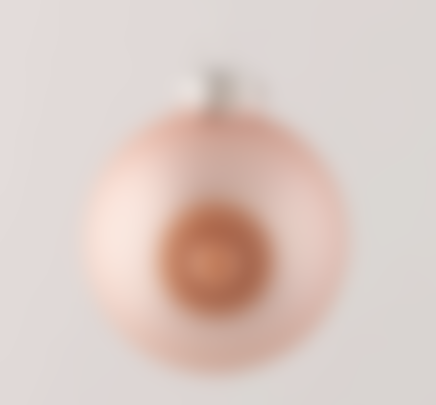 Rrudi. Set of 2 Nipple Glass Ornament Pink Matte