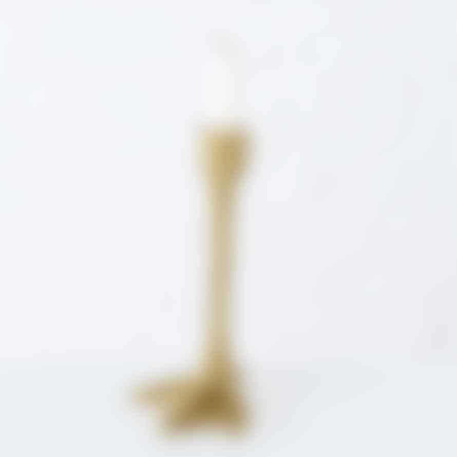 &Quirky Gold Duck Foot Candle Holder