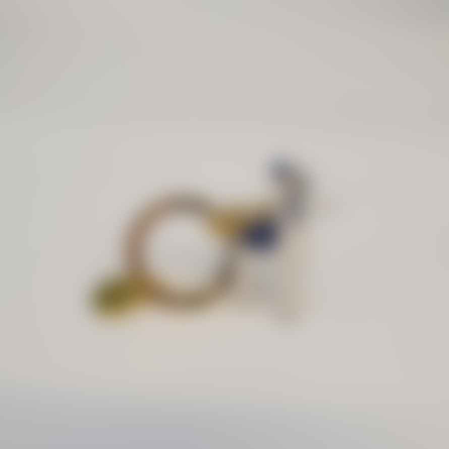 Alpaca with Hat Key ring