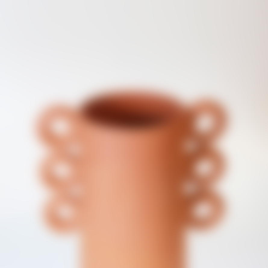 Pura Cal Natural Terracota Vase with Rings Ossonoba | Pura Cal