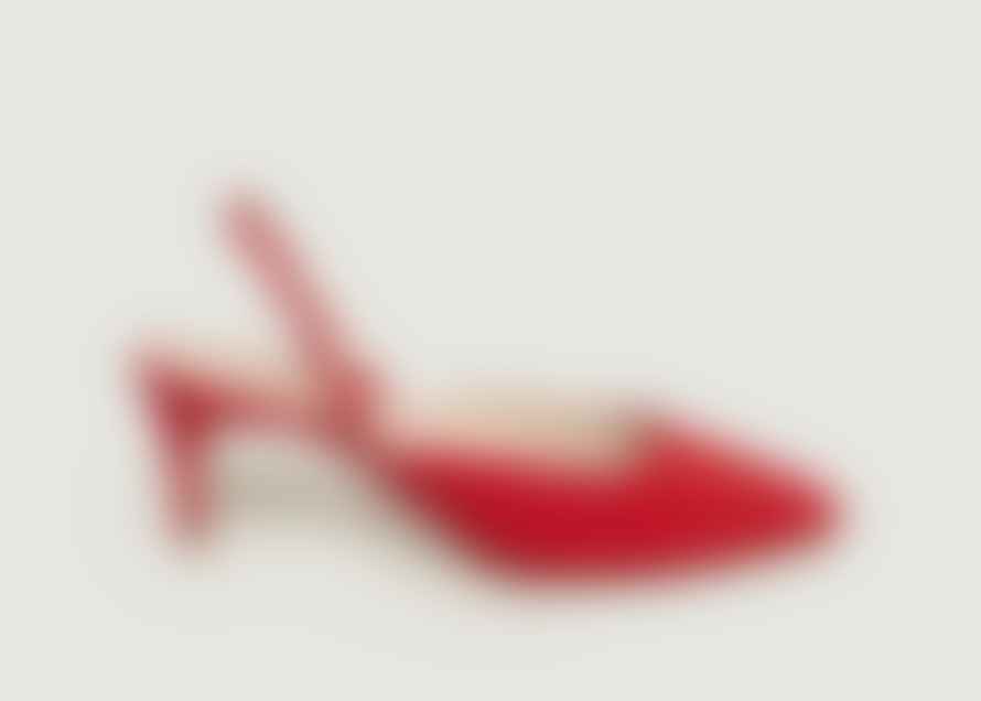 Petite Mendigote Vibrant Red Nicholson Slingbacks