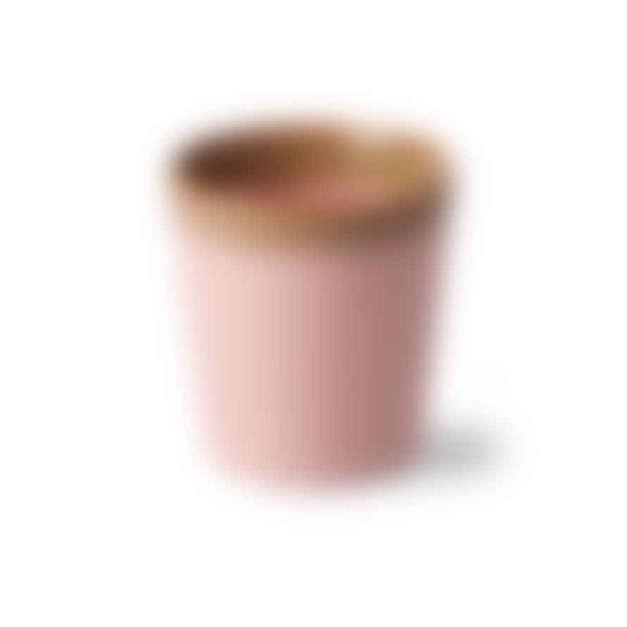 HK Living Ceramic 70's Mug: Pink (Set of 4)