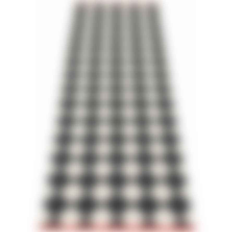 Pappelina Carpet Marre Black Vanilla Red Coral Stripe 70X225cm