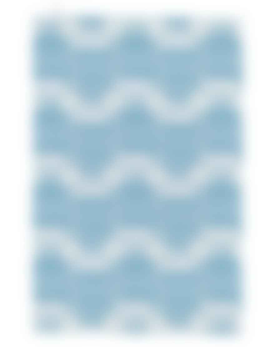 Thornback & Peel Tea Towel Sardine Tins Blue