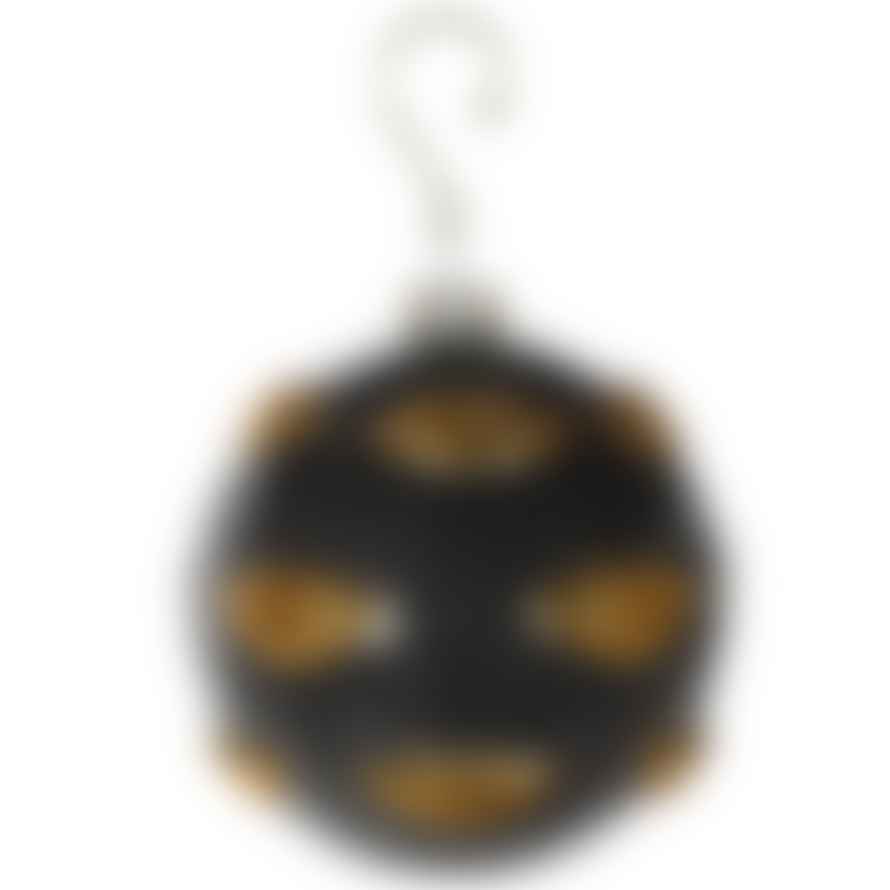 Or & Wonder Collection Bauble Black and Gold Multi Lips