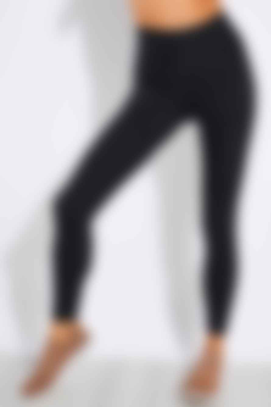 Year of Ours Ribbed Chevron Legging Black
