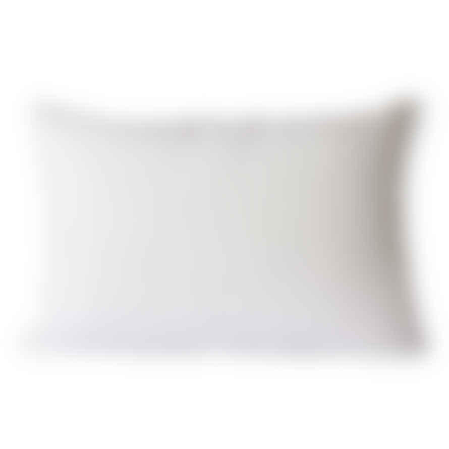 HK Living Striped velvet cushion ice blue 30x50cm