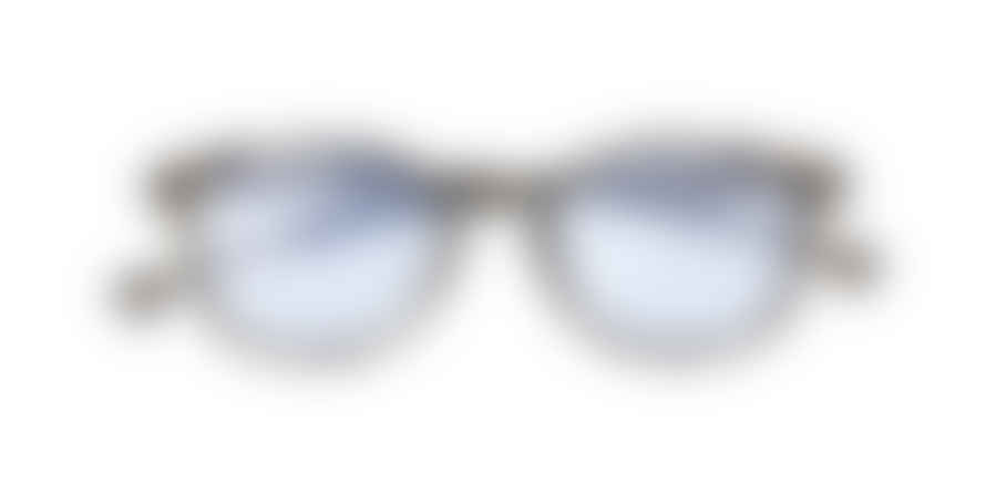 Parafina Sustainable Sena Ash White Unisex Reading Glasses Anti Blue Light 