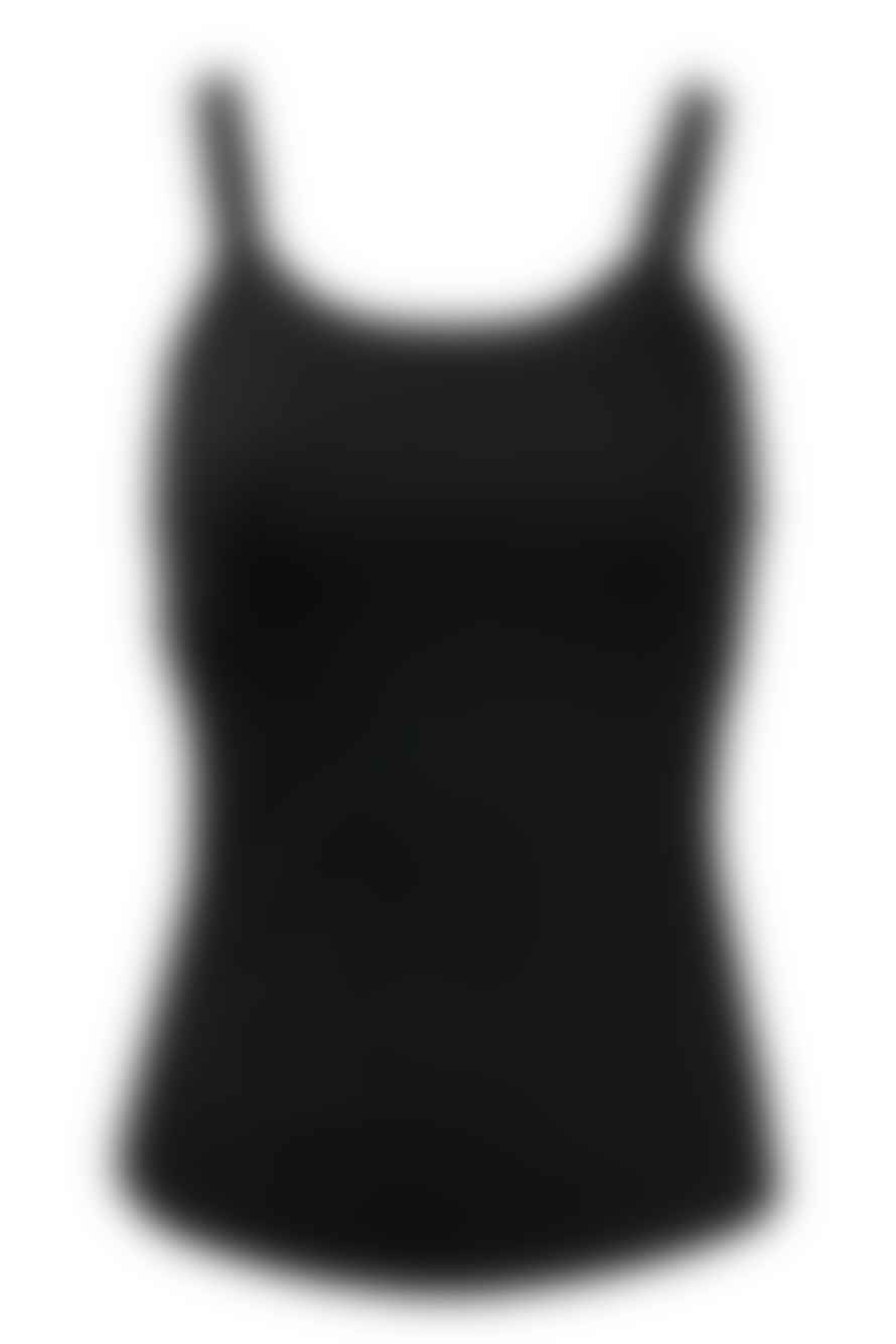 Year of Ours Abby Built In Bra Tank Black
