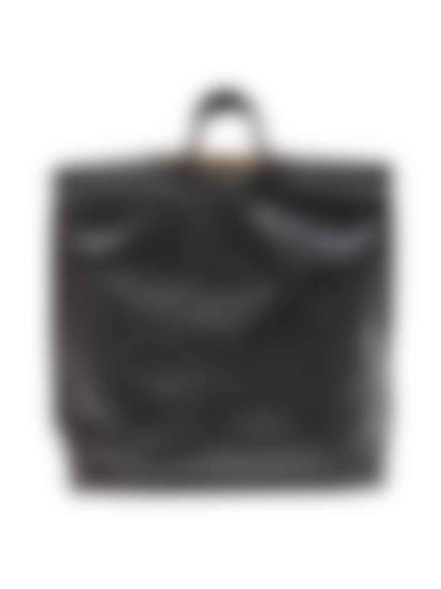 Bea Mombaers Black Leather Shopping Bag