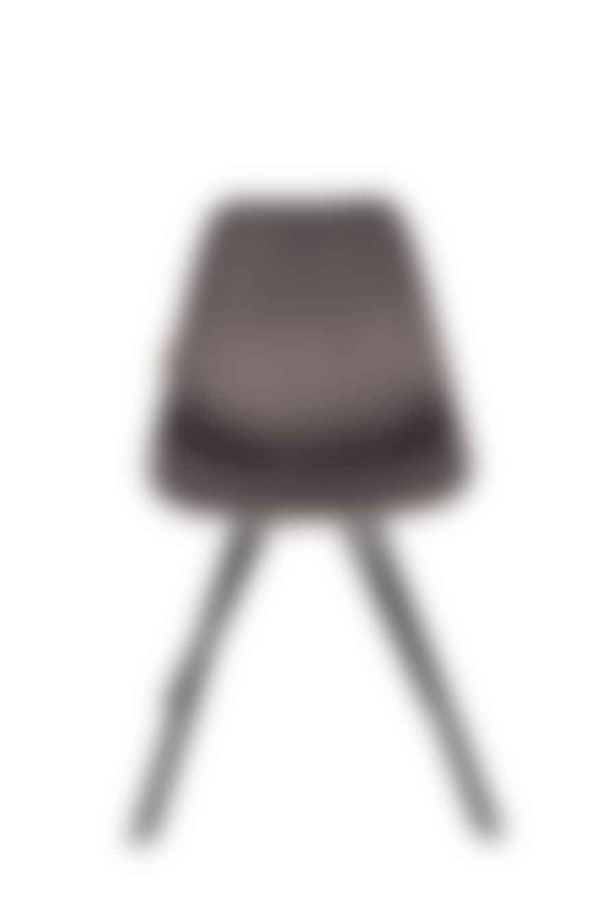 Dutchbone Franky Grey Velvet Dining Chair