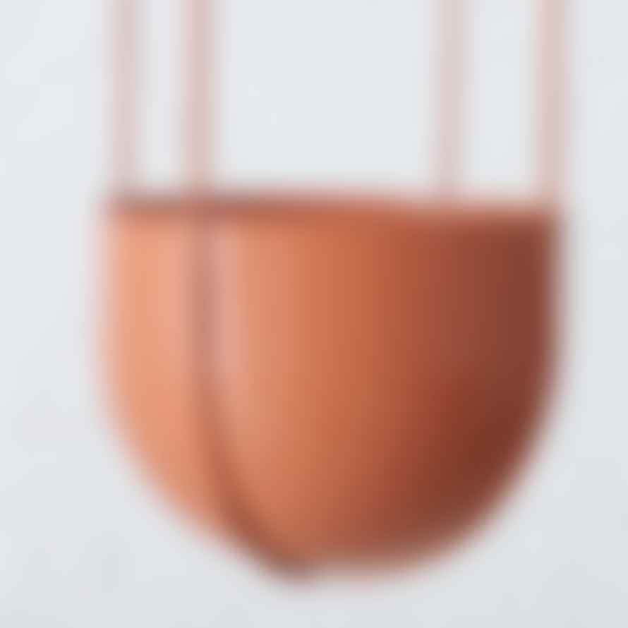 &Quirky Hanging Masolo Plant Pot Taupe or Terracotta