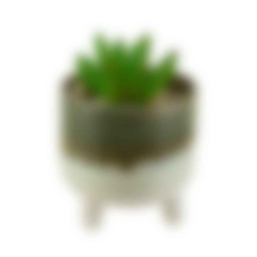 &Quirky Mojave Glaze Green Mini Planter