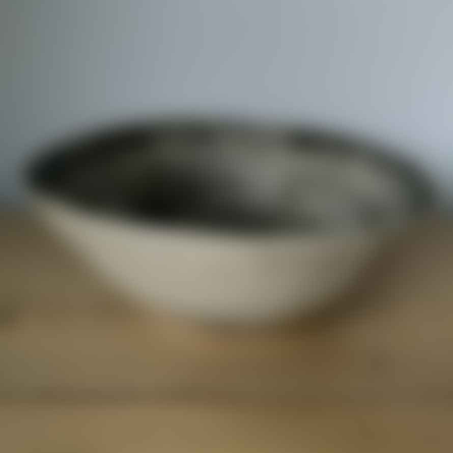 Wonki Ware  Pasta Serving Bowl in Plain Wash Charcoal