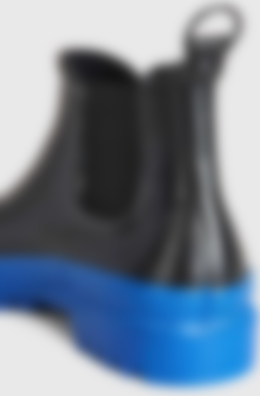 Stutterheim Black/Blue Rainwalker Boots