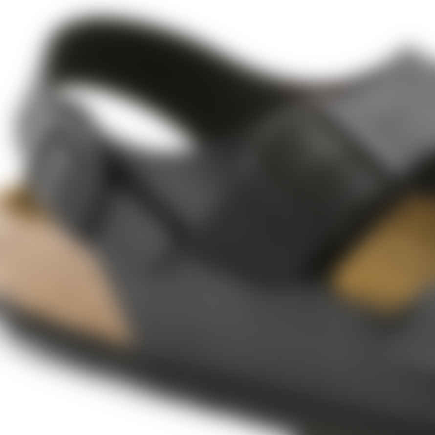 Birkenstock Black Milan Unisex Sandals. Narrow fit.