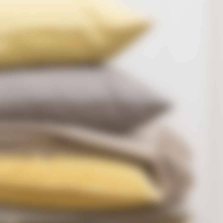 Ib Laursen 40 X 60 cm Sunshine Yellow Linen Cushion Cover