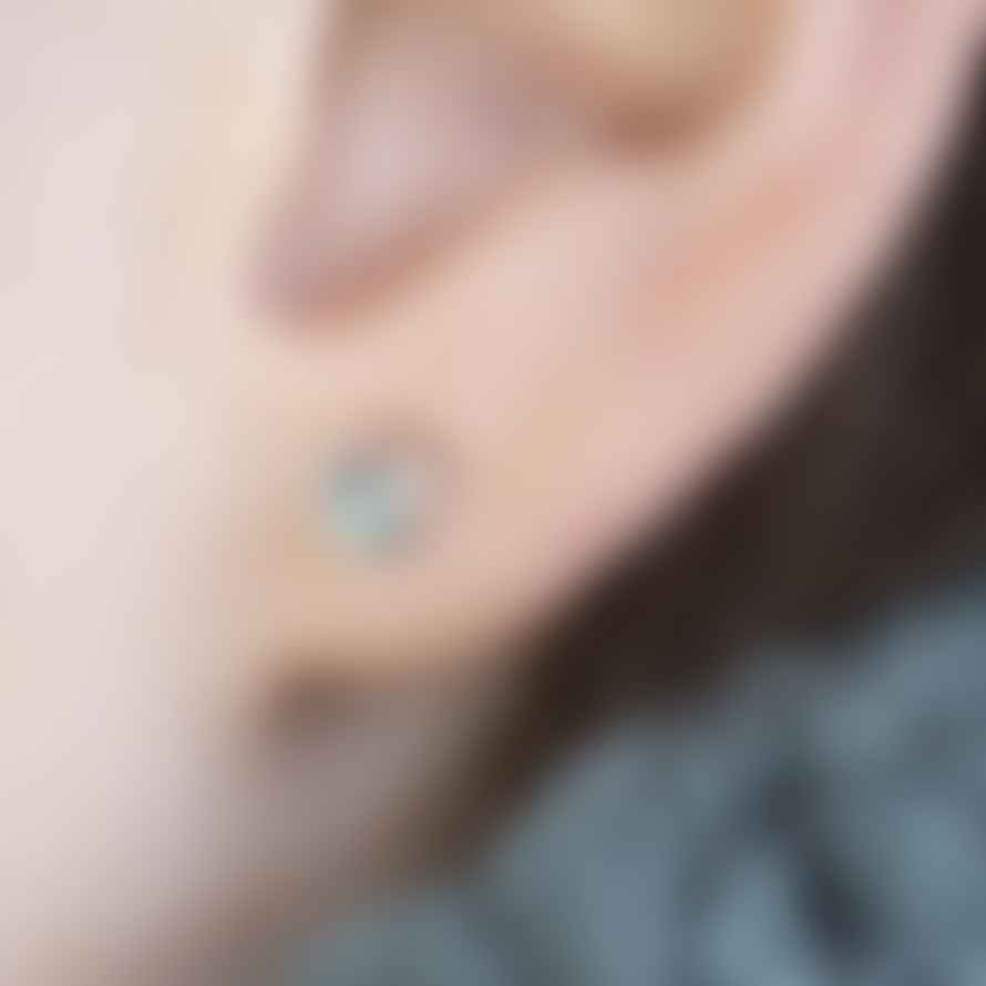 Alison Moore Labradorite 4 Mm Stud Earrings