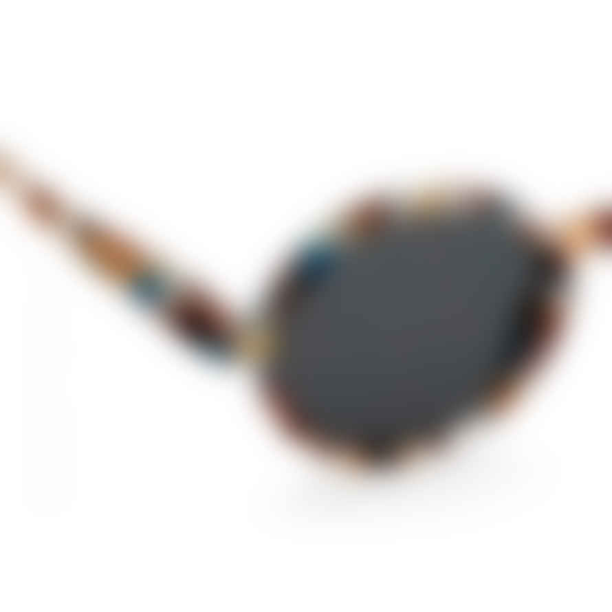 IZIPIZI Sun Glasses Junior #G Blue Tortoise Grey Lenses 