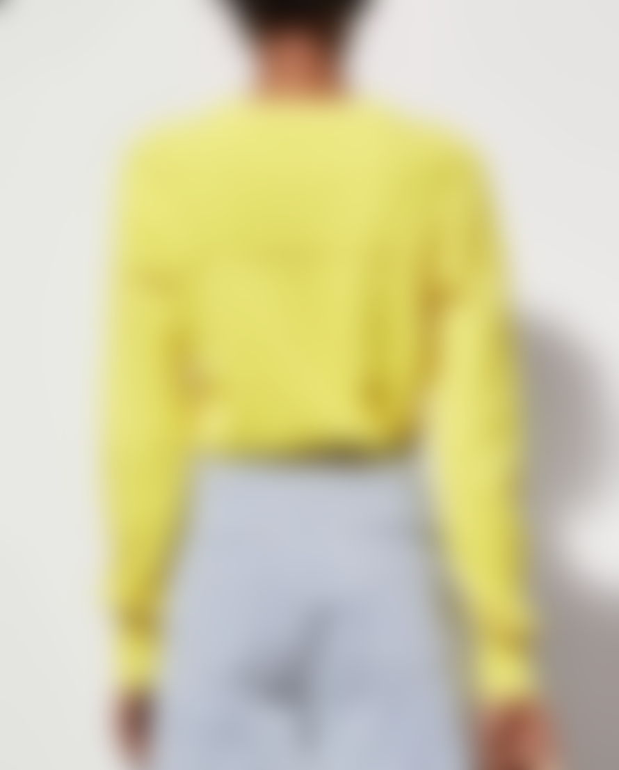 Le Mont Saint Michel Multi-Fancy Knit Sweater Yellow
