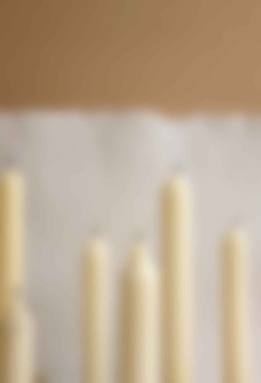 Squid Ink Studio Set of 7 White Column Concrete Candle Stick Holders
