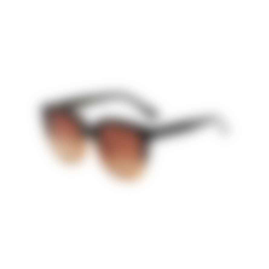 A Kjærbede Billy Black Brown Transparent Sunglasses