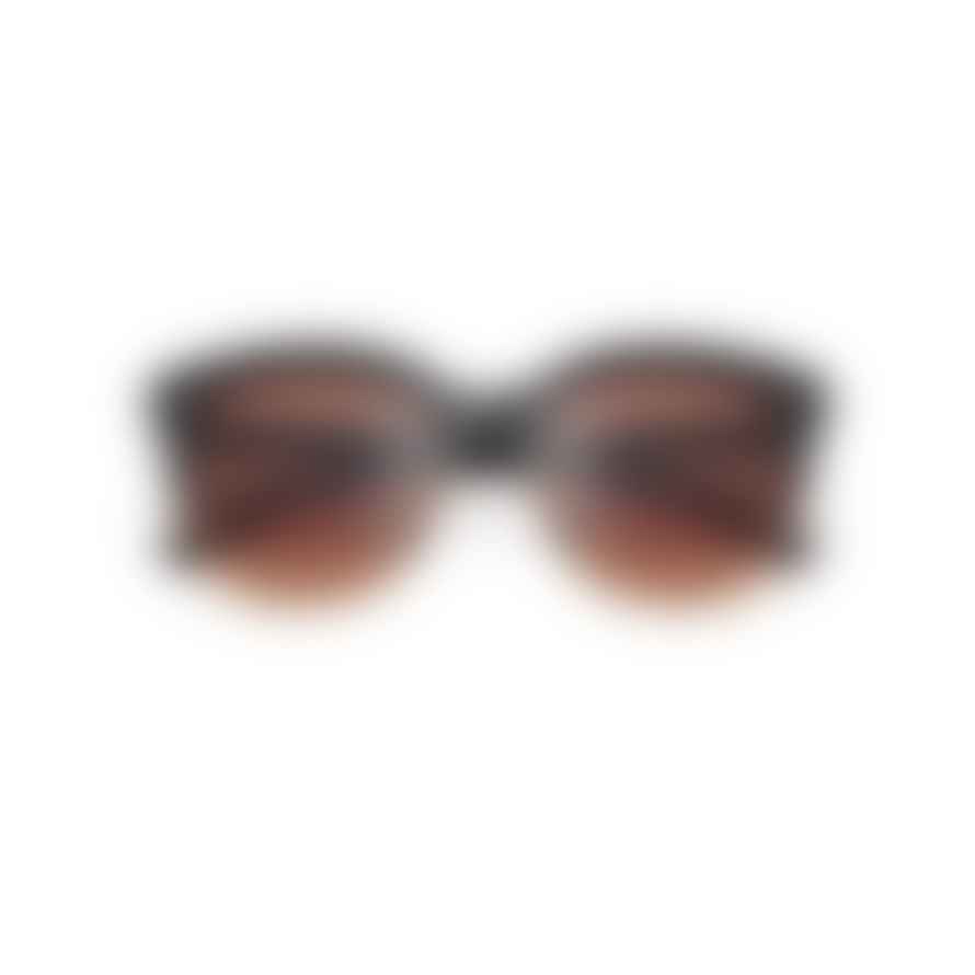A Kjærbede Billy Black Brown Transparent Sunglasses