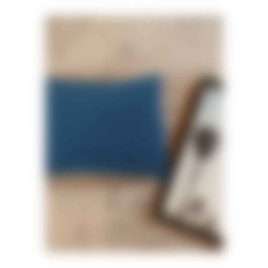 Linge Particulier Atlantic Blue Linen Cushion Cover 30 x 40 cm 
