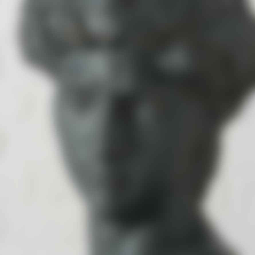 &Quirky Grey Greek Icon Head Statue