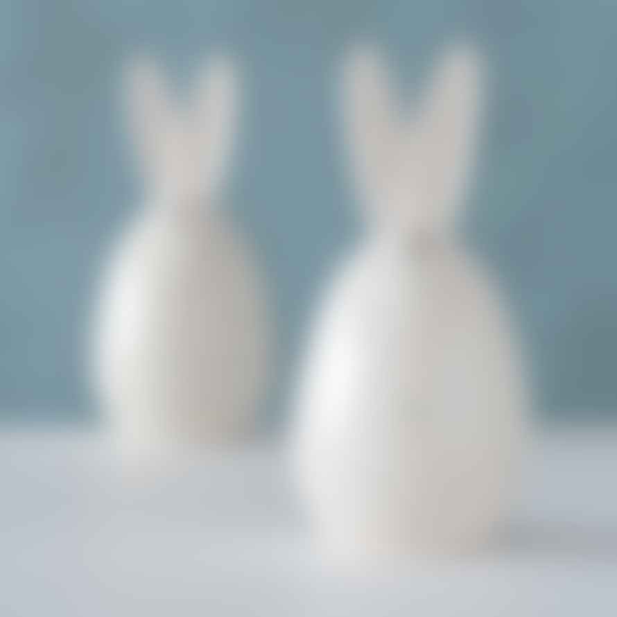 &Quirky Easter Egg Bunny : Green Striped or Dotty