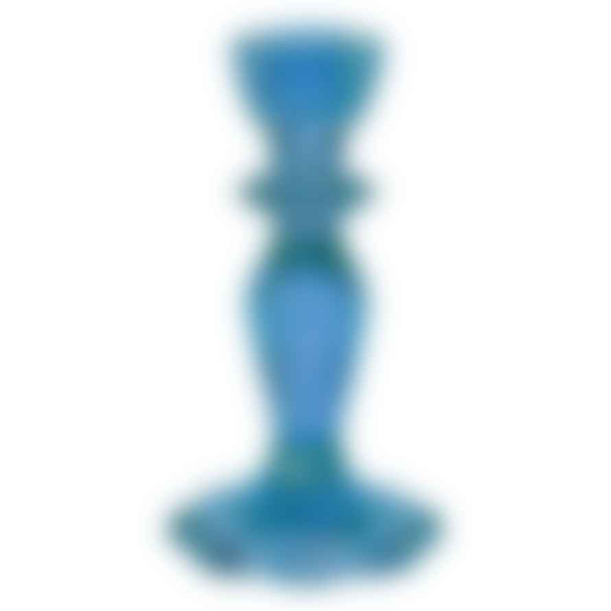Talking Tables Blue Glass Candle Holder 