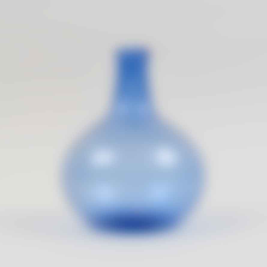 Terrace and Garden Globe Vase Cobalt Blue