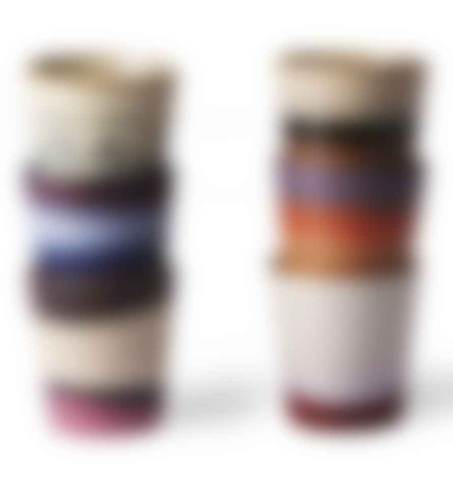 HKliving Ceramic 70 S Mug Set Of 6