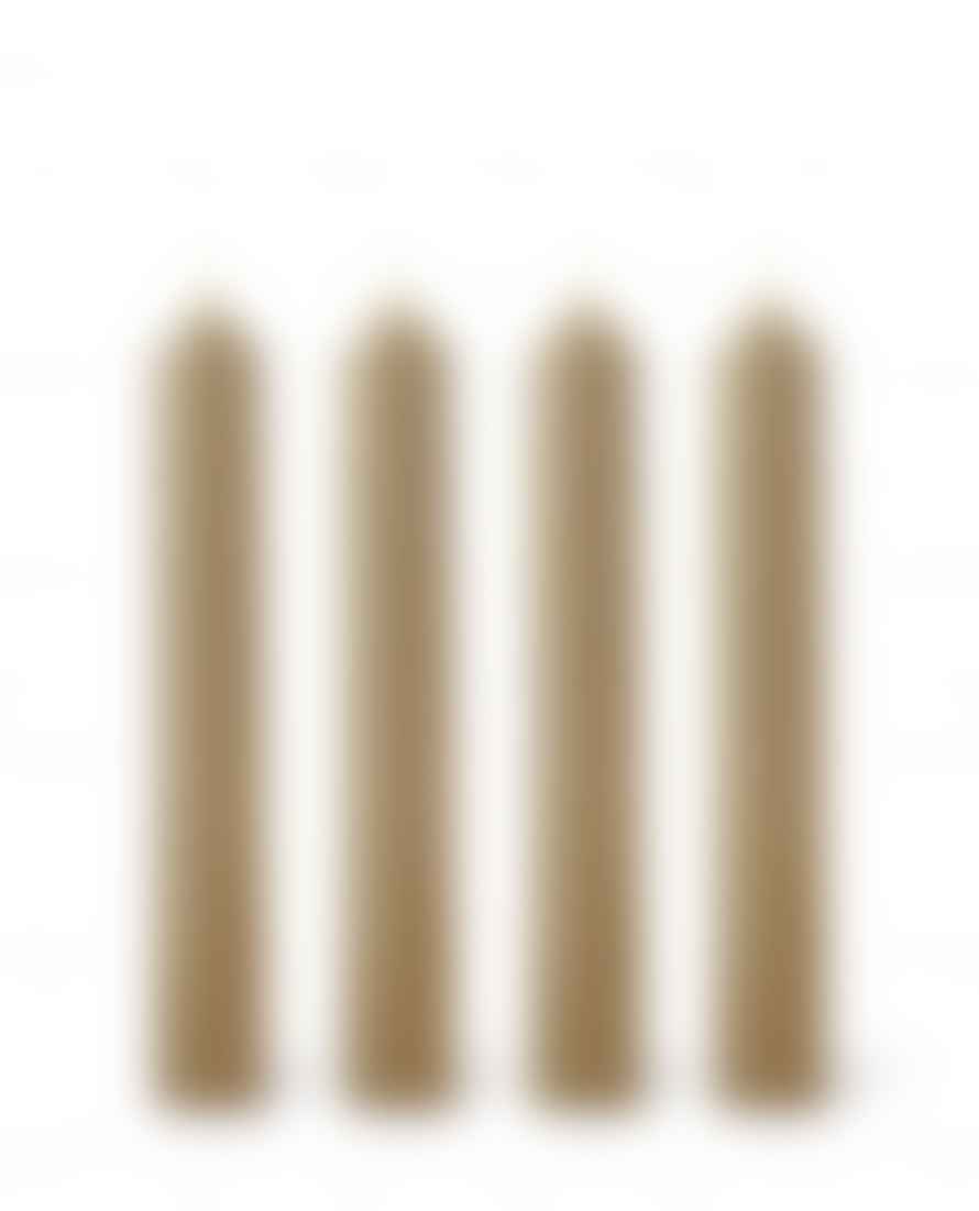 Bougies La Francaise  Set of 4 Classic Candles Taupe