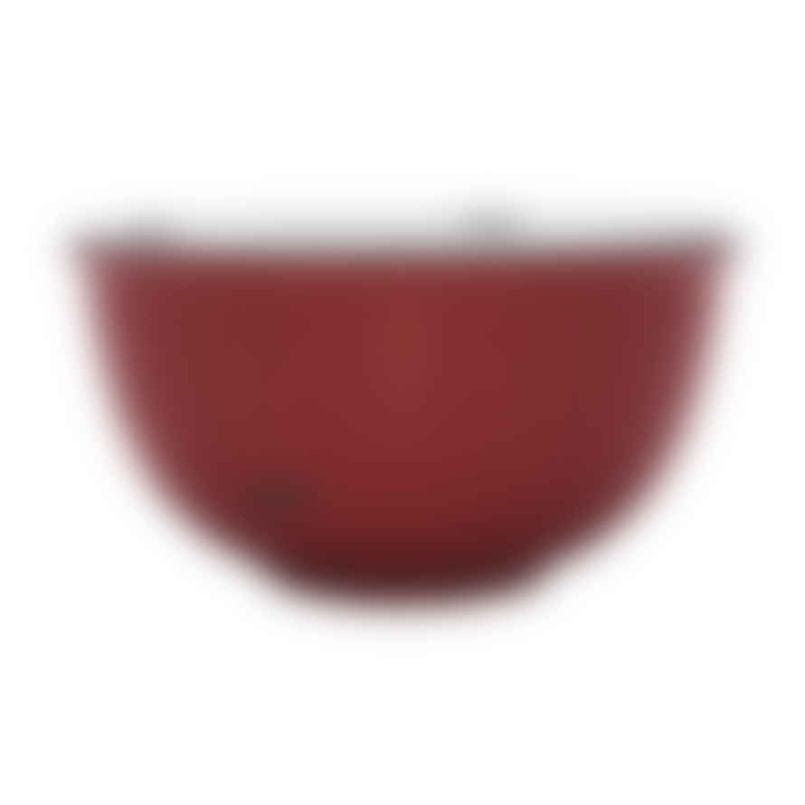Canvas Home Red Tinware Bowl Size S (set of 4)