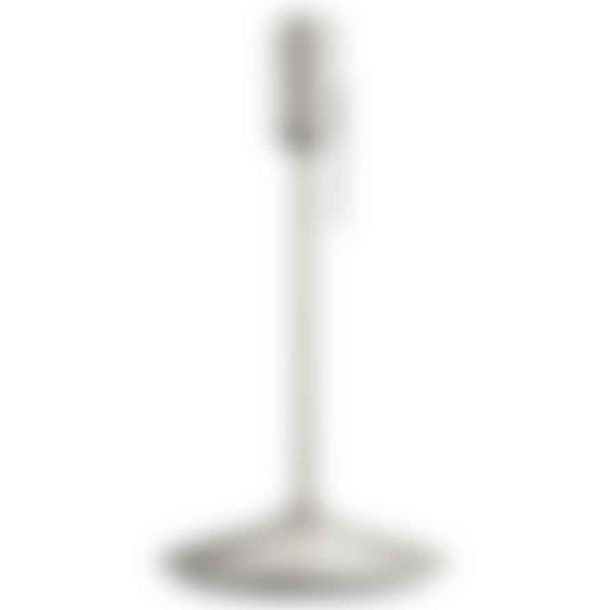 UMAGE Medium White Feather Eos Table Lamp with Brushed Steel Santé Stand