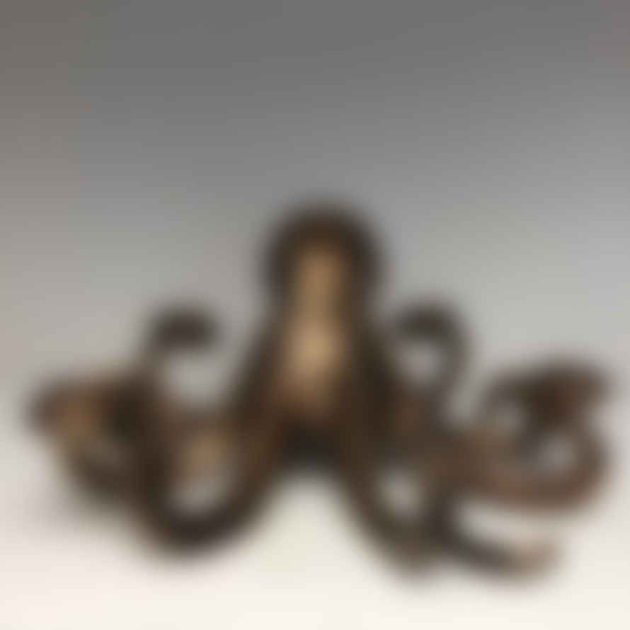 MOR Interiors Bronze Octopus Candle Holder