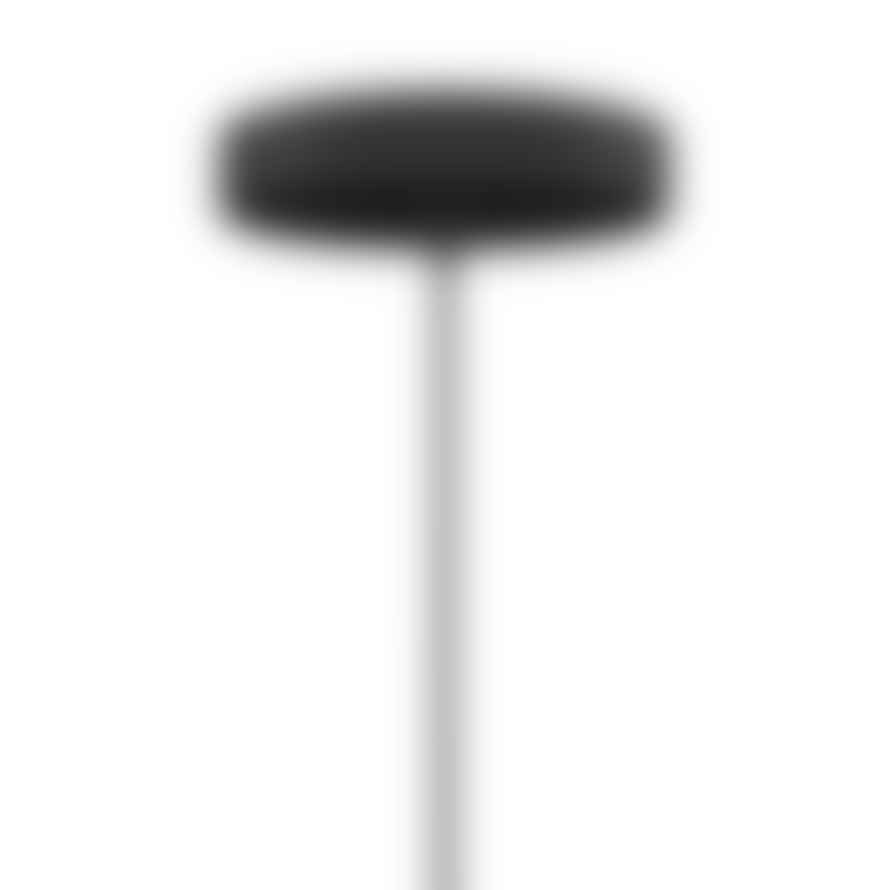 UMAGE White Clava Dine Pendant Light with Black Rosette Cord Set