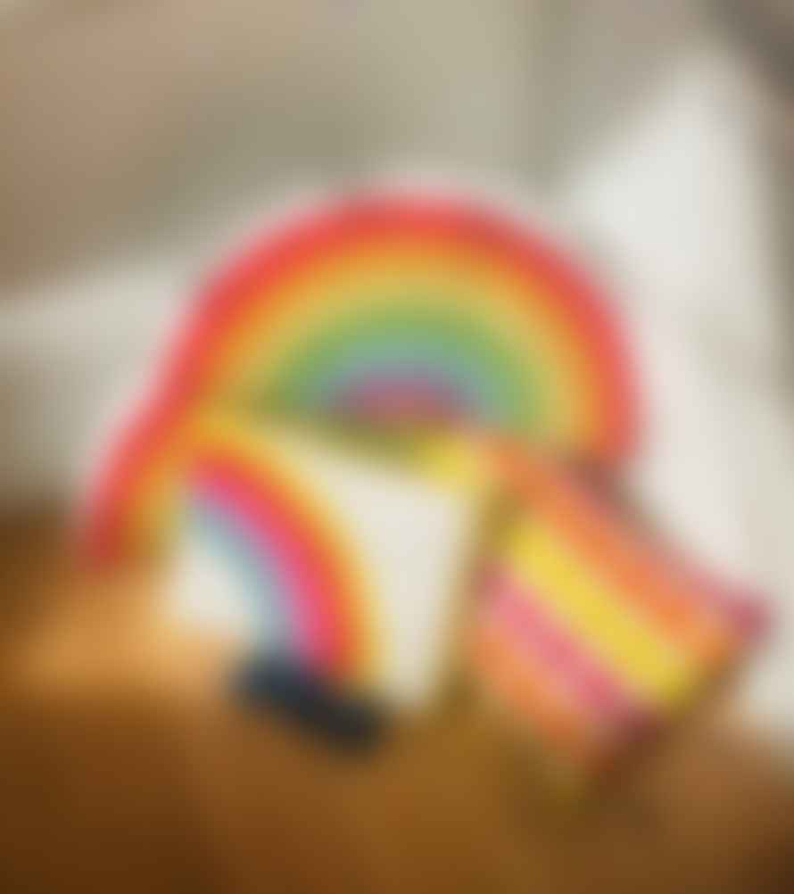 Hyde And Seek Rainbow Tassel Cushion