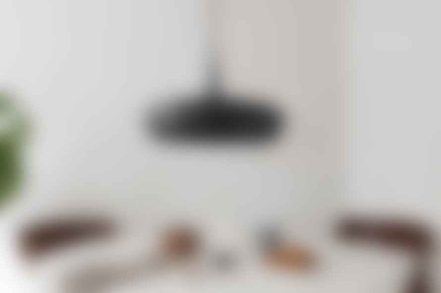 UMAGE Black Clava Dine Pendant Light with Black Cord Set