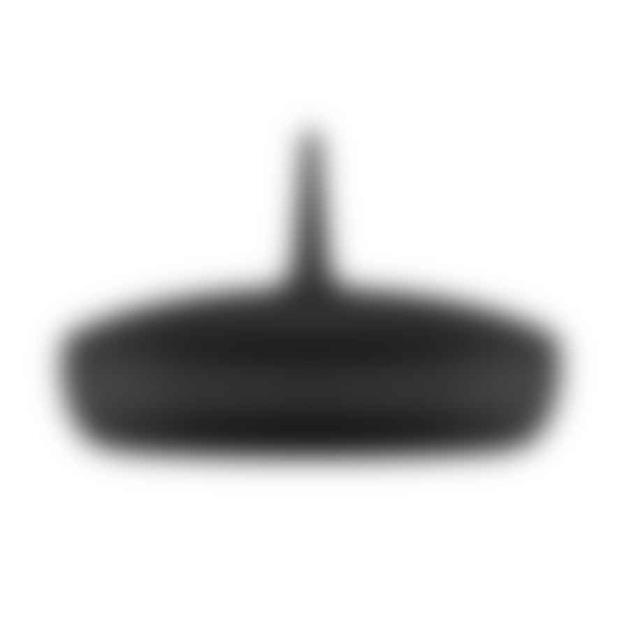 UMAGE Black Clava Dine Pendant Light with White Rosette Cord Set