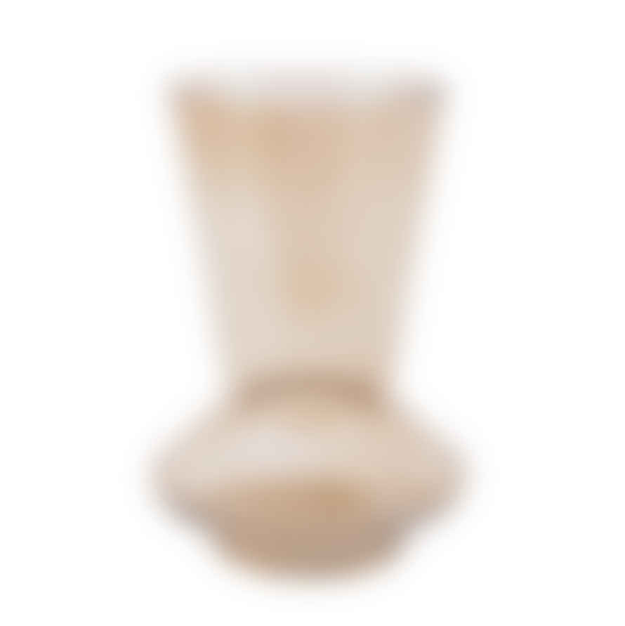 Present Time Smokey Brown Glass Vase